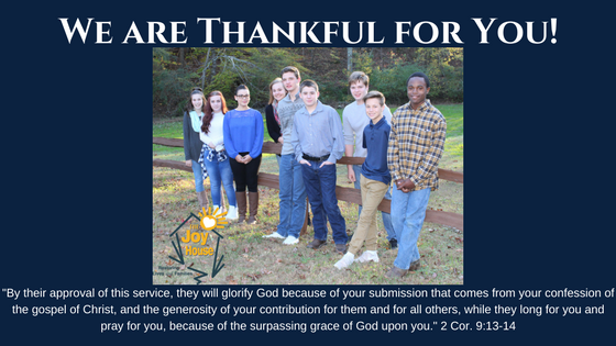 We Have Much to be Grateful For!