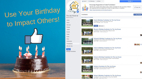 Facebook Birthday Fundraising
