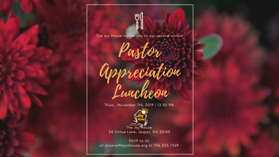 2nd Annual Pastor Appreciation Luncheon