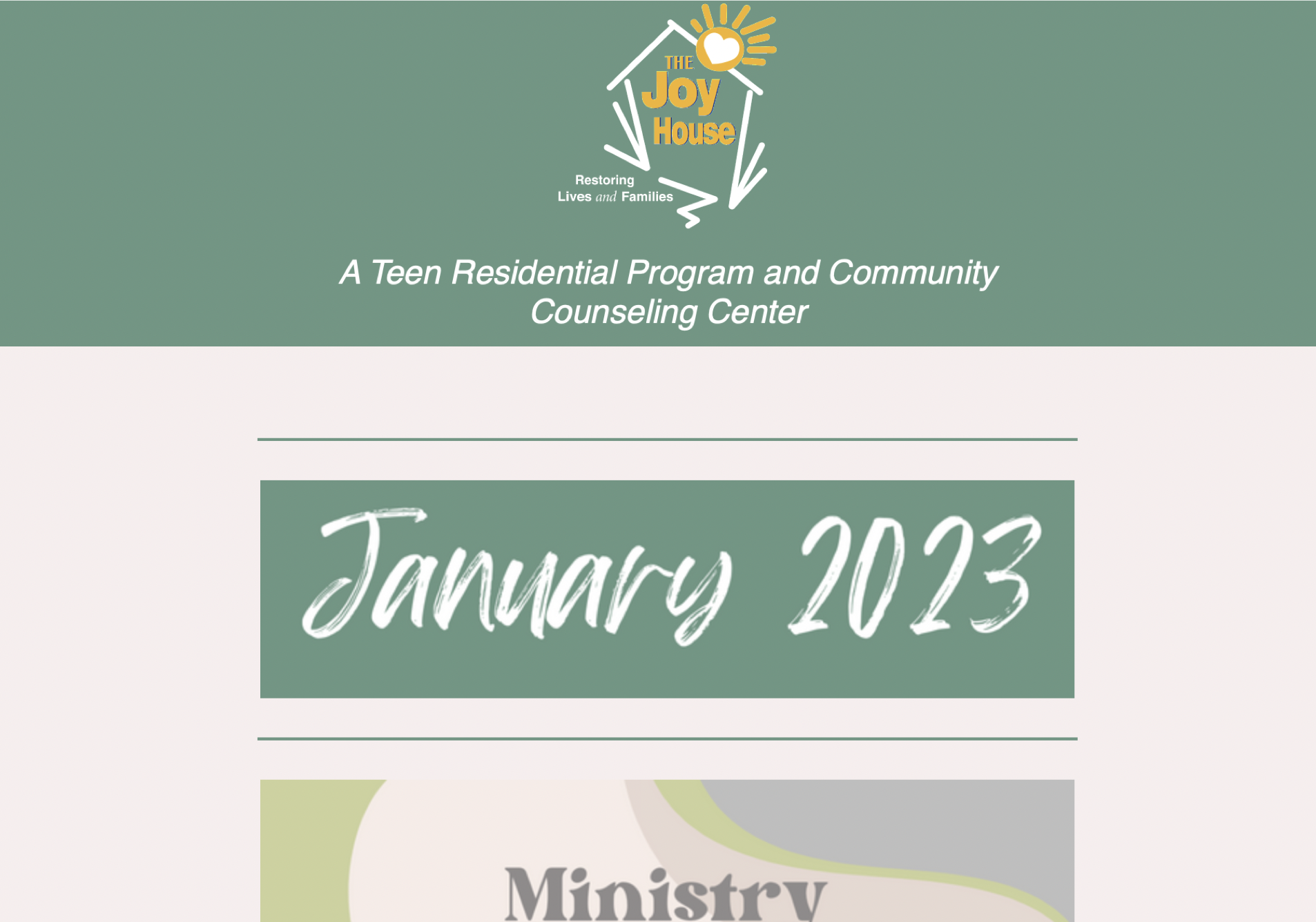 January 2023 Newsletter